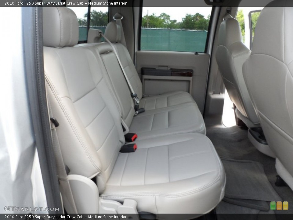 Medium Stone Interior Photo for the 2010 Ford F250 Super Duty Lariat Crew Cab #51227393