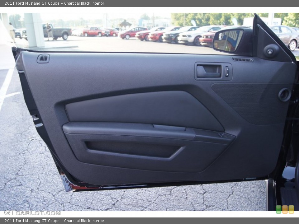 Charcoal Black Interior Door Panel for the 2011 Ford Mustang GT Coupe #51227804