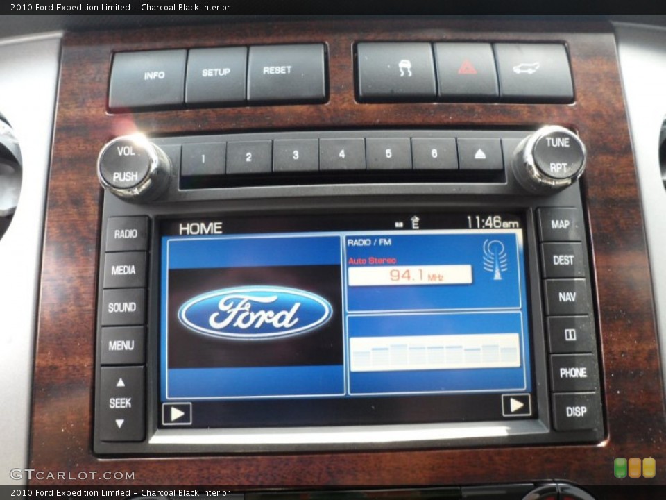 Charcoal Black Interior Controls for the 2010 Ford Expedition Limited #51228155