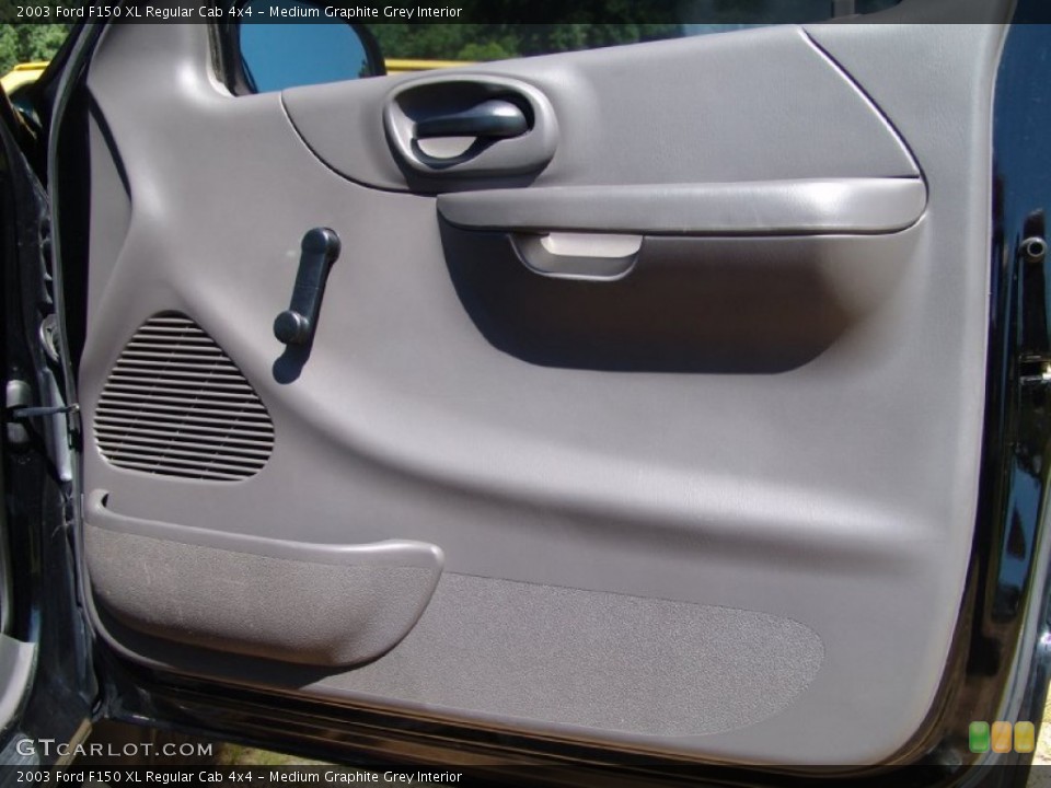 Medium Graphite Grey Interior Door Panel for the 2003 Ford F150 XL Regular Cab 4x4 #51228767