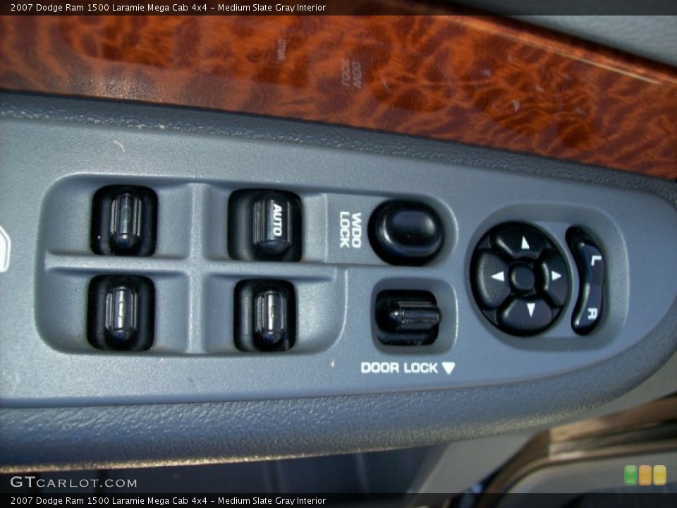 Medium Slate Gray Interior Controls for the 2007 Dodge Ram 1500 Laramie Mega Cab 4x4 #51230096
