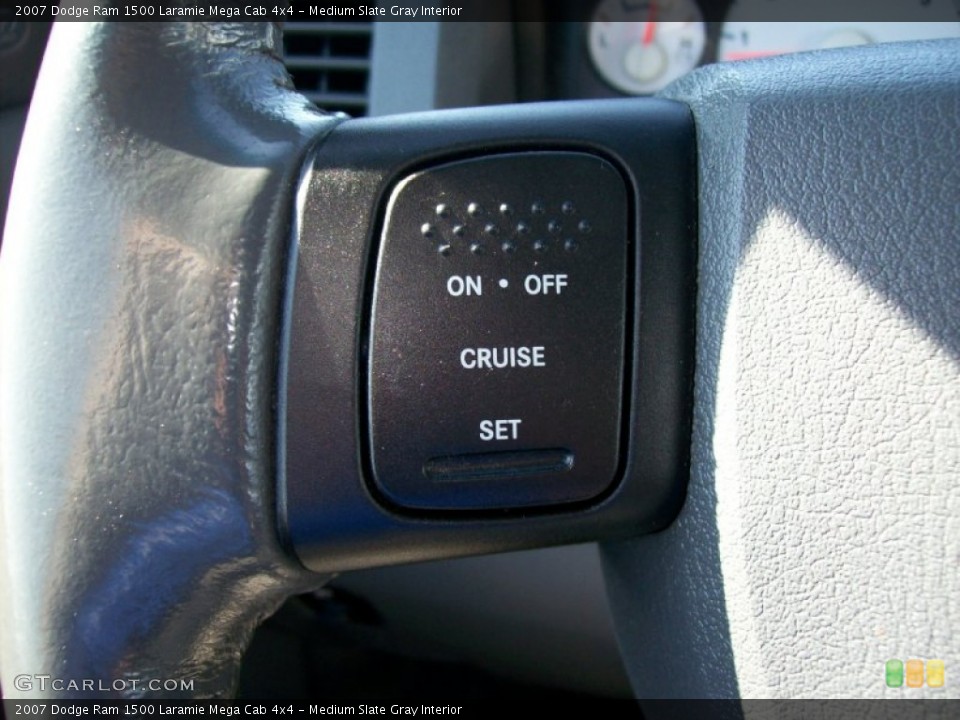 Medium Slate Gray Interior Controls for the 2007 Dodge Ram 1500 Laramie Mega Cab 4x4 #51230126
