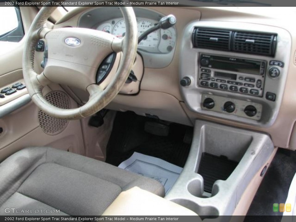 Medium Prairie Tan Interior Dashboard for the 2002 Ford Explorer Sport Trac  #51231440