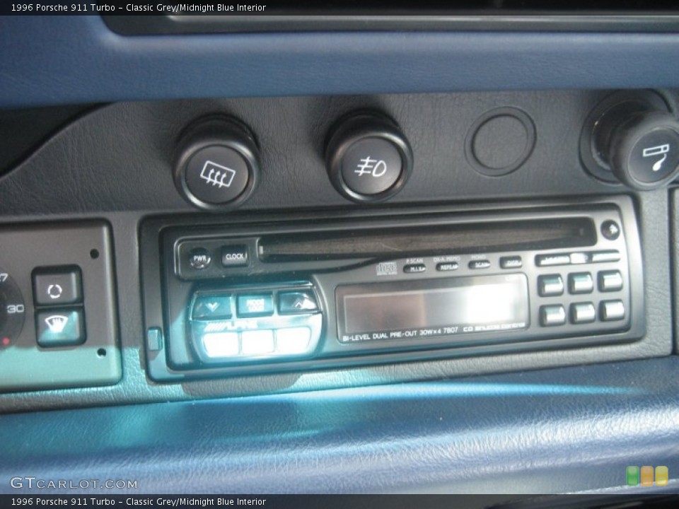 Classic Grey/Midnight Blue Interior Controls for the 1996 Porsche 911 Turbo #51231686