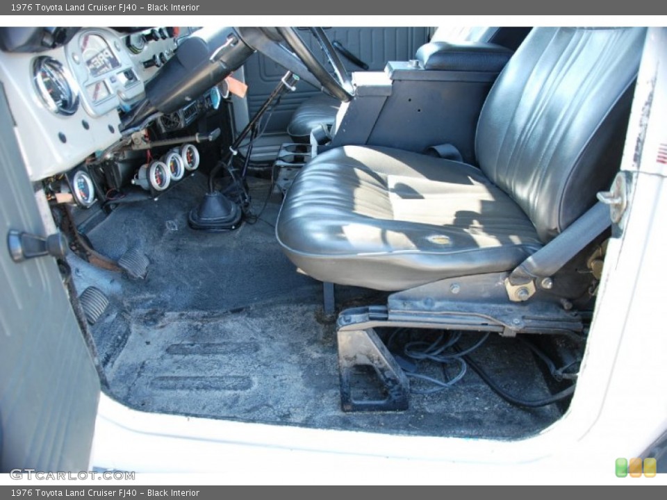 Black Interior Photo for the 1976 Toyota Land Cruiser FJ40 #51232553