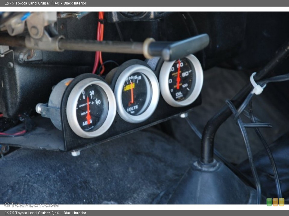 Black Interior Gauges for the 1976 Toyota Land Cruiser FJ40 #51232568
