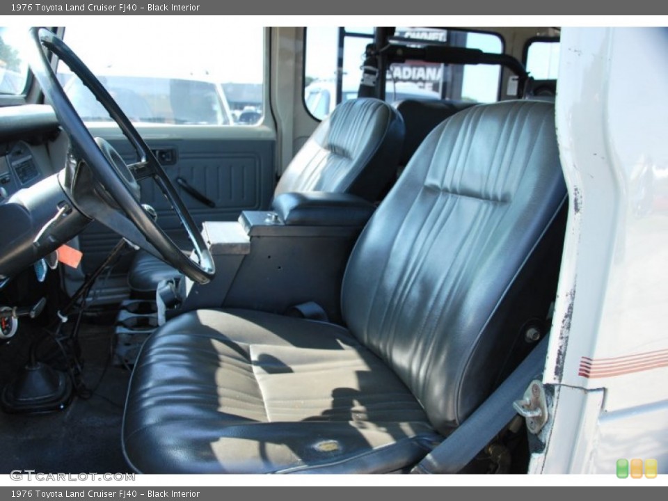 Black Interior Photo for the 1976 Toyota Land Cruiser FJ40 #51232592