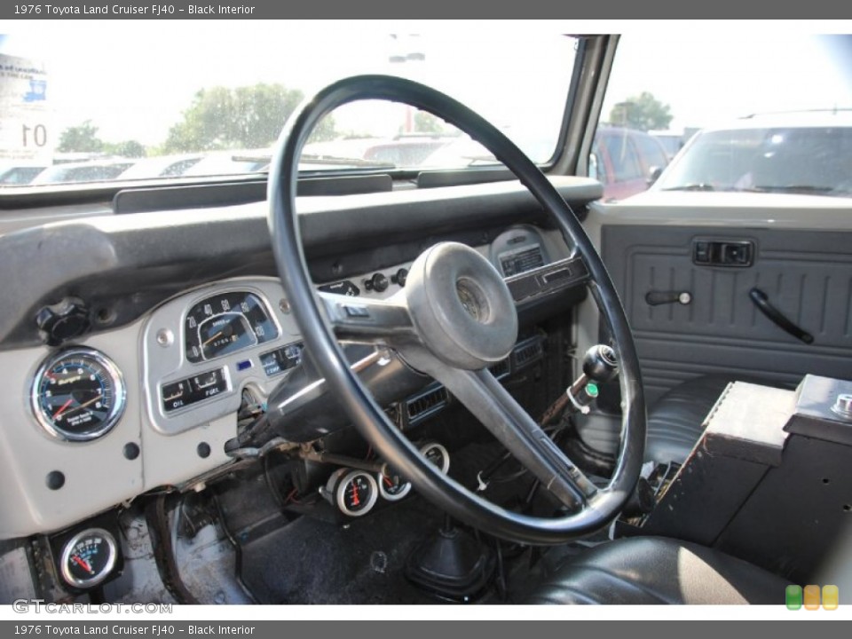 Black Interior Photo for the 1976 Toyota Land Cruiser FJ40 #51232961