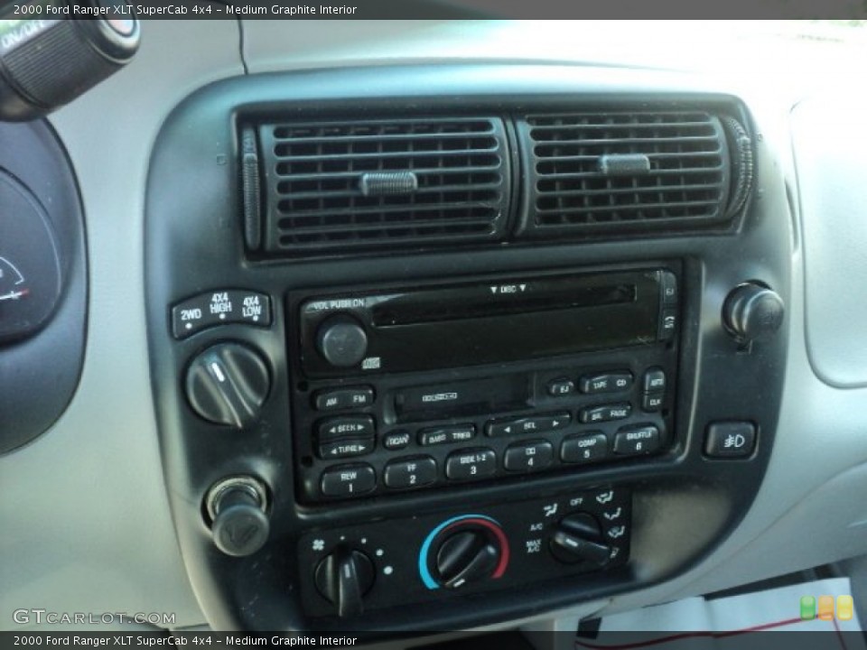 Medium Graphite Interior Controls for the 2000 Ford Ranger XLT SuperCab 4x4 #51233261