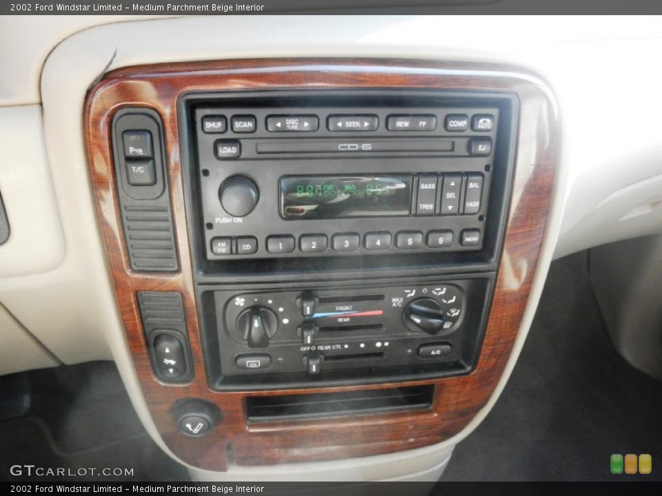 Medium Parchment Beige Interior Controls for the 2002 Ford Windstar Limited #51233588