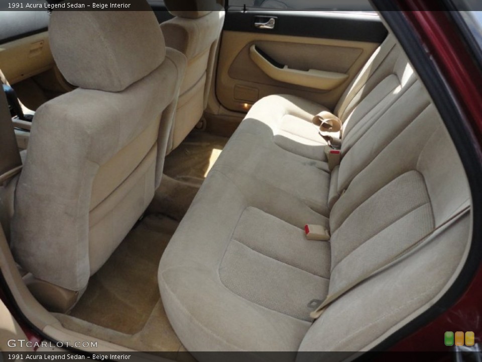 Beige Interior Photo for the 1991 Acura Legend Sedan #51234182