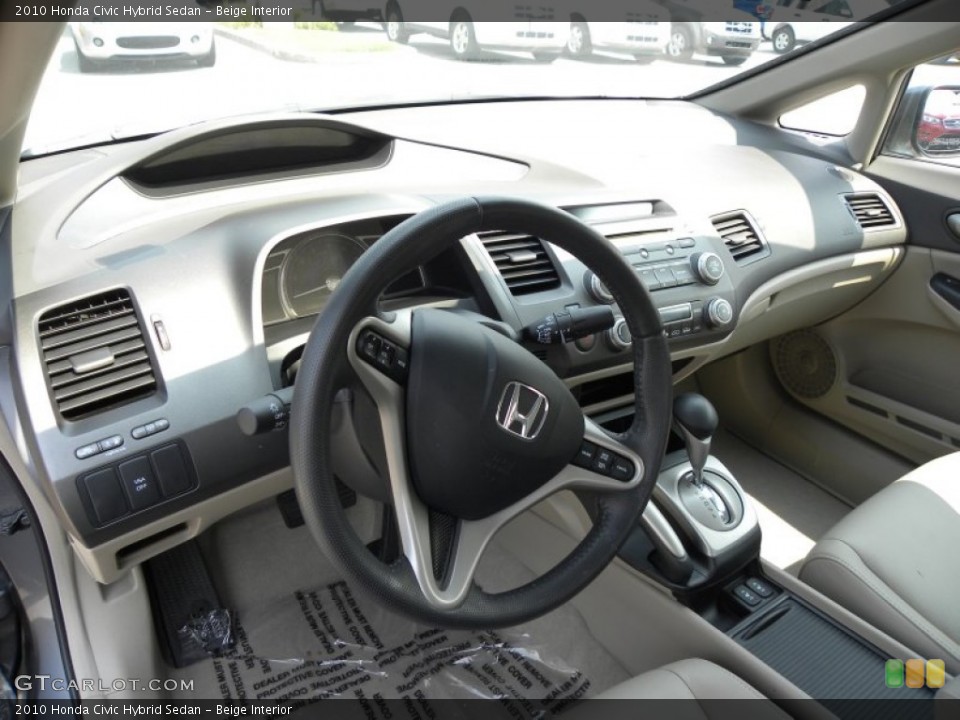 Beige Interior Photo for the 2010 Honda Civic Hybrid Sedan #51234281