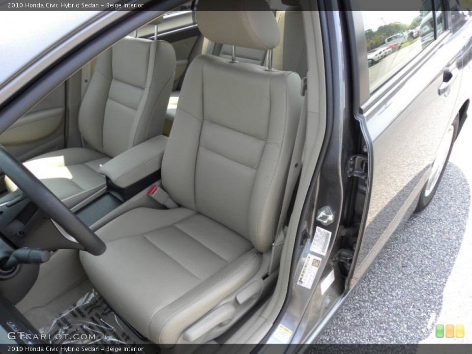 Beige Interior Photo for the 2010 Honda Civic Hybrid Sedan #51234293