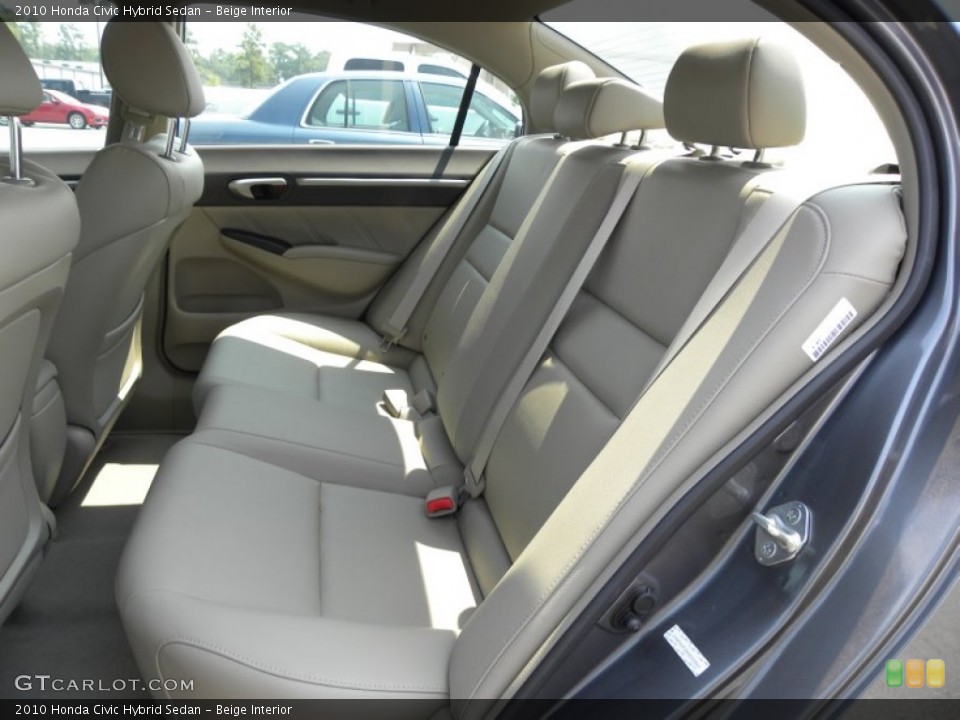 Beige Interior Photo for the 2010 Honda Civic Hybrid Sedan #51234317