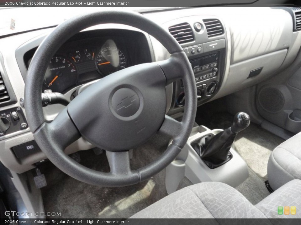 Light Cashmere Interior Dashboard for the 2006 Chevrolet Colorado Regular Cab 4x4 #51234743