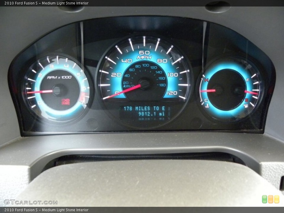 Medium Light Stone Interior Gauges for the 2010 Ford Fusion S #51236813