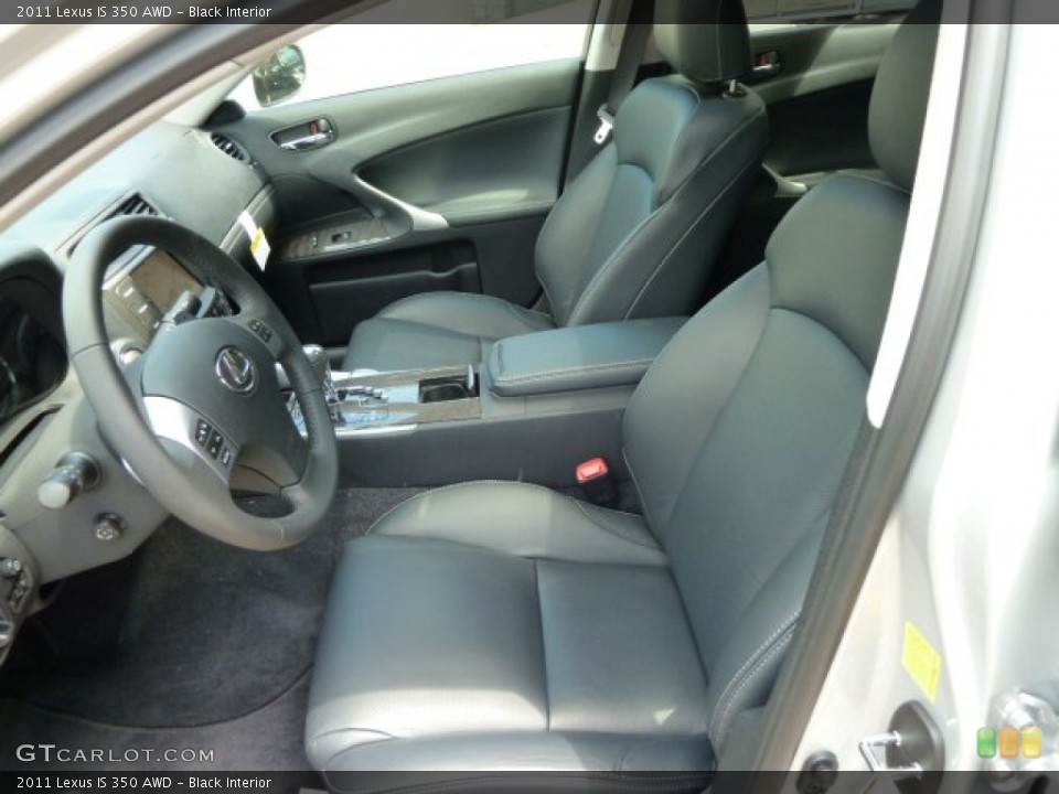 Black Interior Photo for the 2011 Lexus IS 350 AWD #51237032