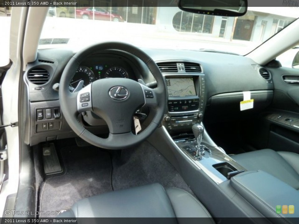 Black Interior Dashboard for the 2011 Lexus IS 350 AWD #51237056