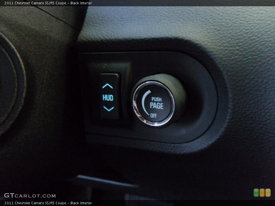 Black Interior Controls for the 2011 Chevrolet Camaro SS/RS Coupe #51237629