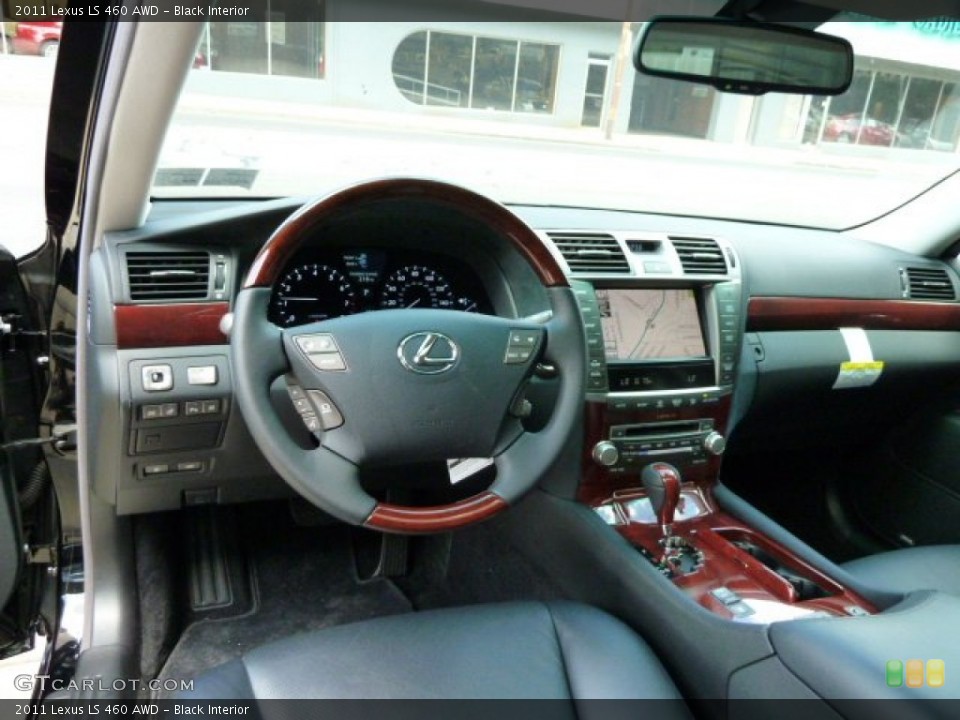 Black Interior Dashboard for the 2011 Lexus LS 460 AWD #51237770