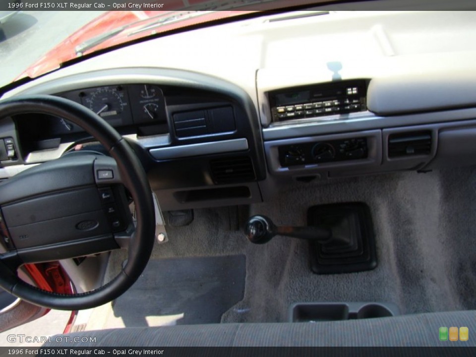 Opal Grey Interior Dashboard for the 1996 Ford F150 XLT Regular Cab #51238301