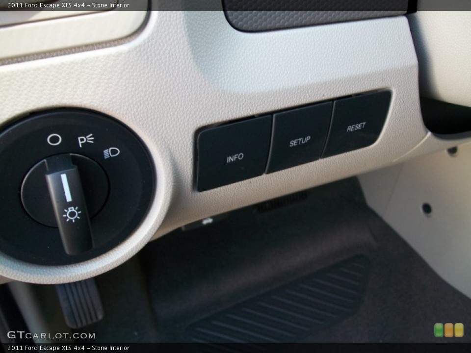 Stone Interior Controls for the 2011 Ford Escape XLS 4x4 #51240236