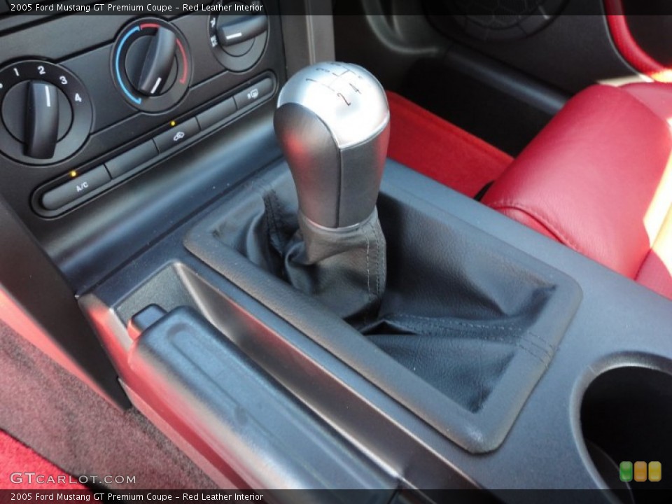 Red Leather Interior Transmission for the 2005 Ford Mustang GT Premium Coupe #51241343