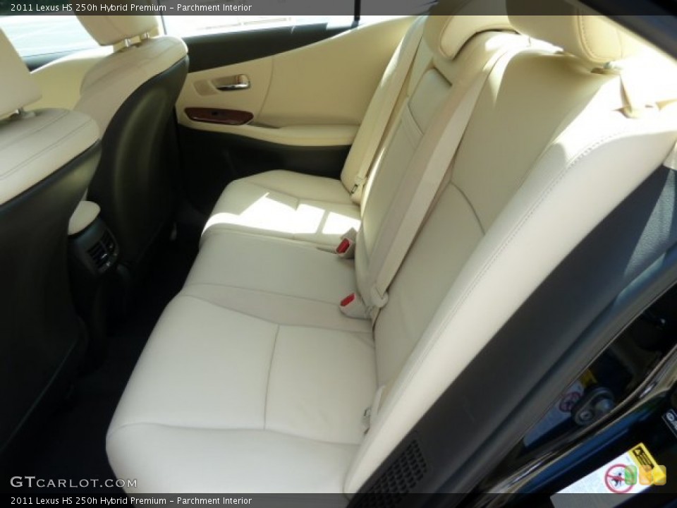 Parchment 2011 Lexus HS Interiors
