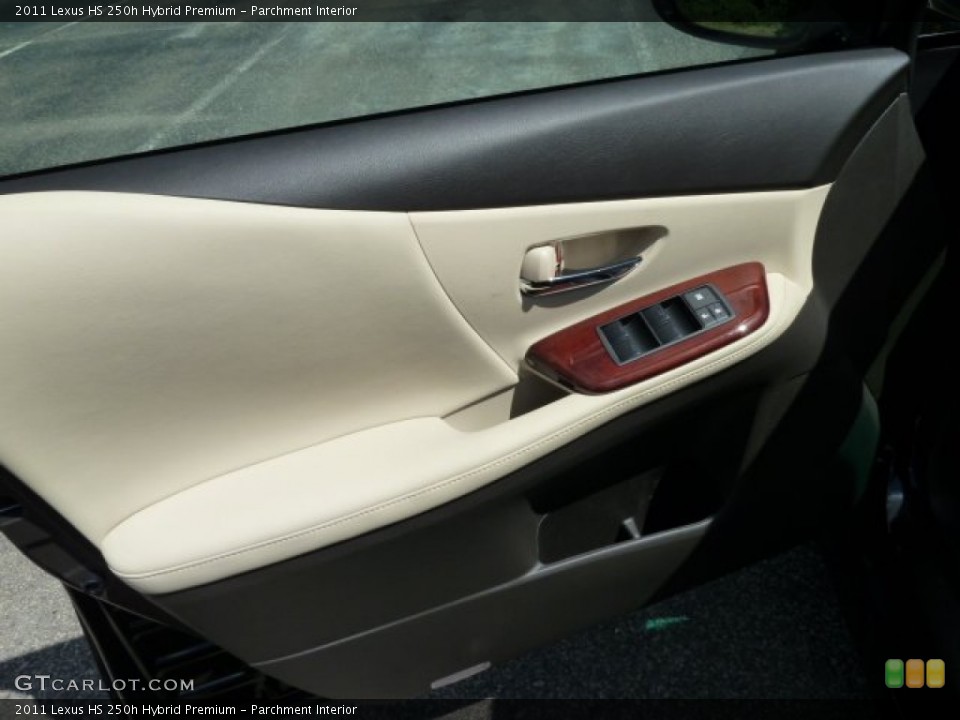 Parchment Interior Door Panel for the 2011 Lexus HS 250h Hybrid Premium #51244546