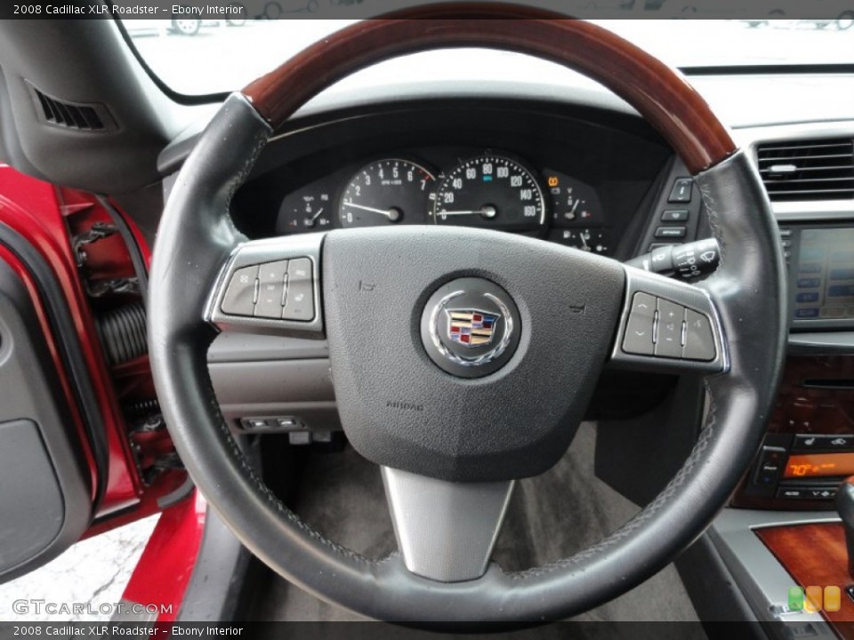 Ebony Interior Steering Wheel for the 2008 Cadillac XLR Roadster #51244768