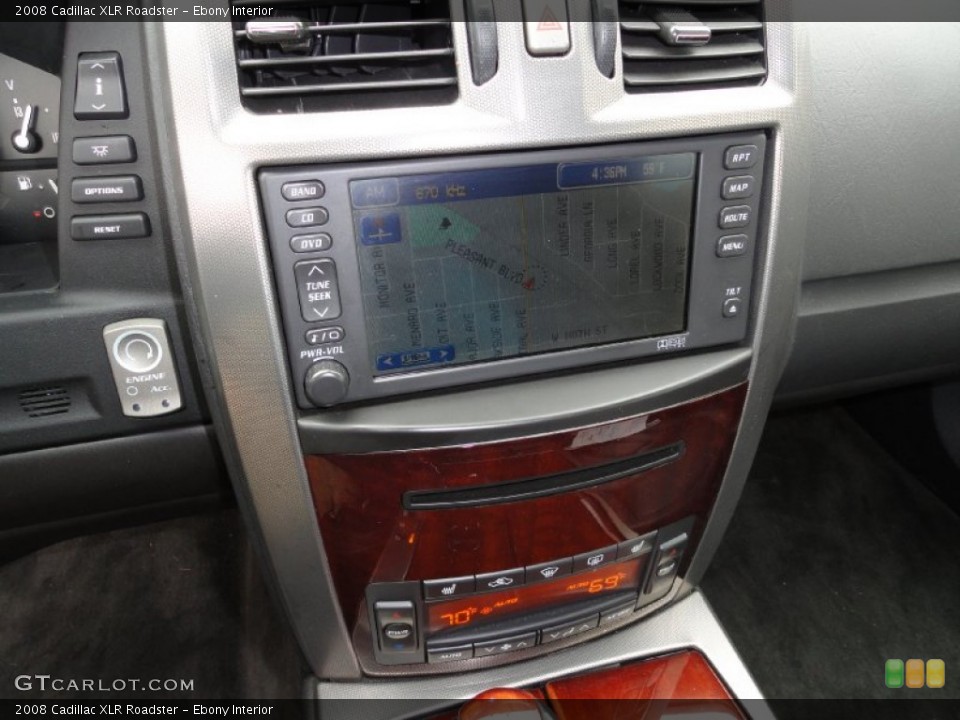 Ebony Interior Navigation for the 2008 Cadillac XLR Roadster #51244801