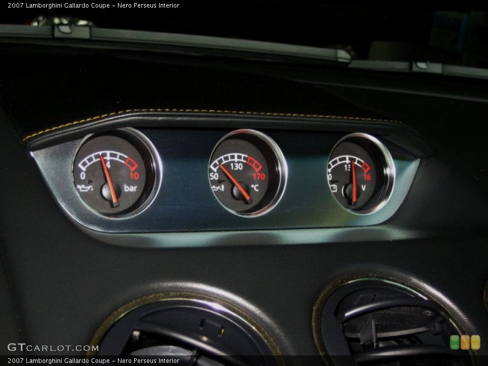 Nero Perseus Interior Gauges for the 2007 Lamborghini Gallardo Coupe #51244834