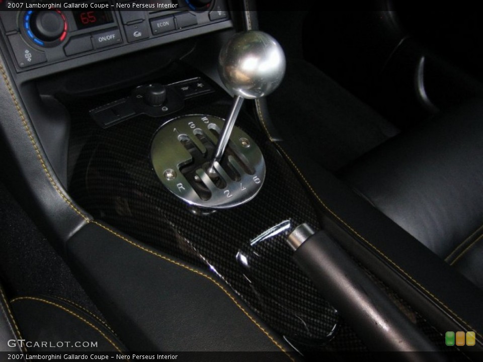 Nero Perseus Interior Transmission for the 2007 Lamborghini Gallardo Coupe #51244885