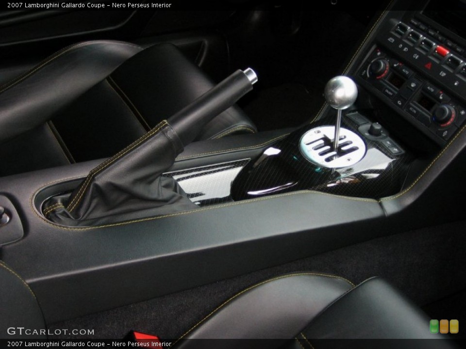 Nero Perseus Interior Controls for the 2007 Lamborghini Gallardo Coupe #51244897
