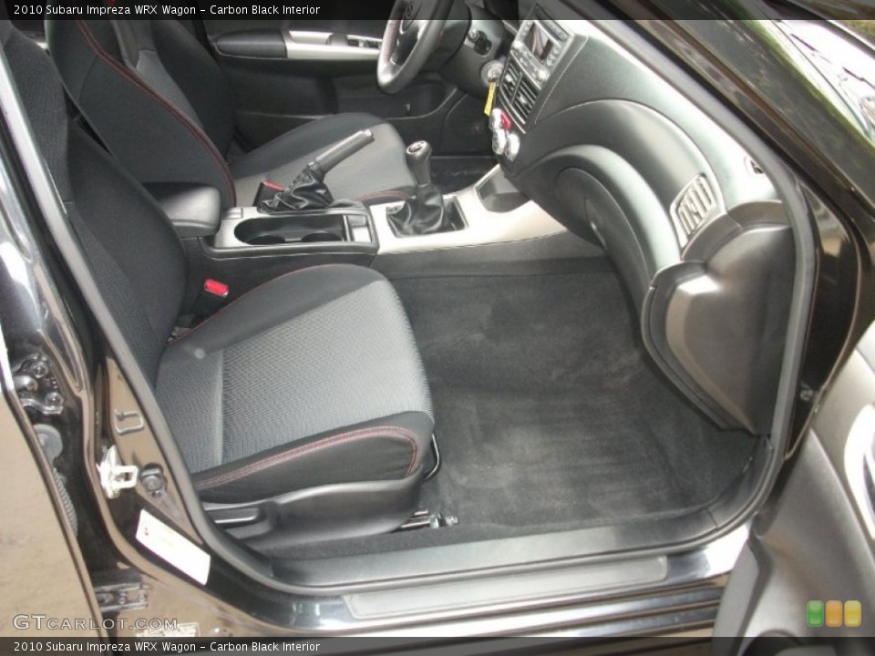 Carbon Black Interior Photo for the 2010 Subaru Impreza WRX Wagon #51246083