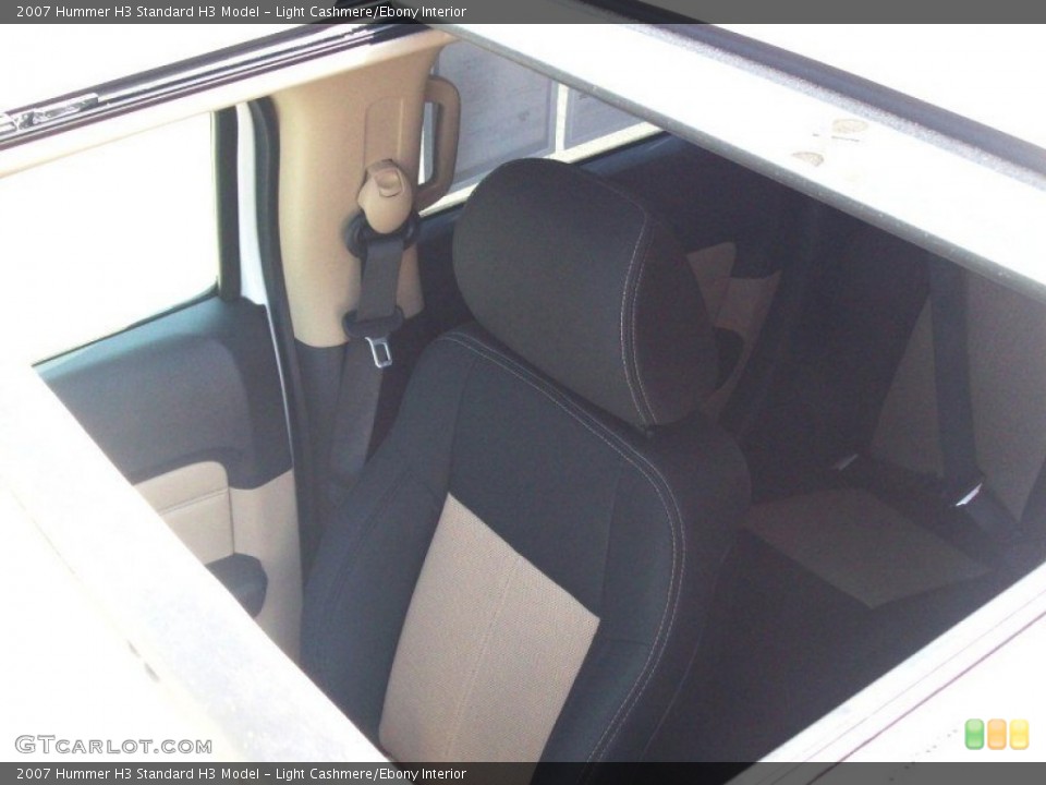 Light Cashmere/Ebony Interior Sunroof for the 2007 Hummer H3  #51246119