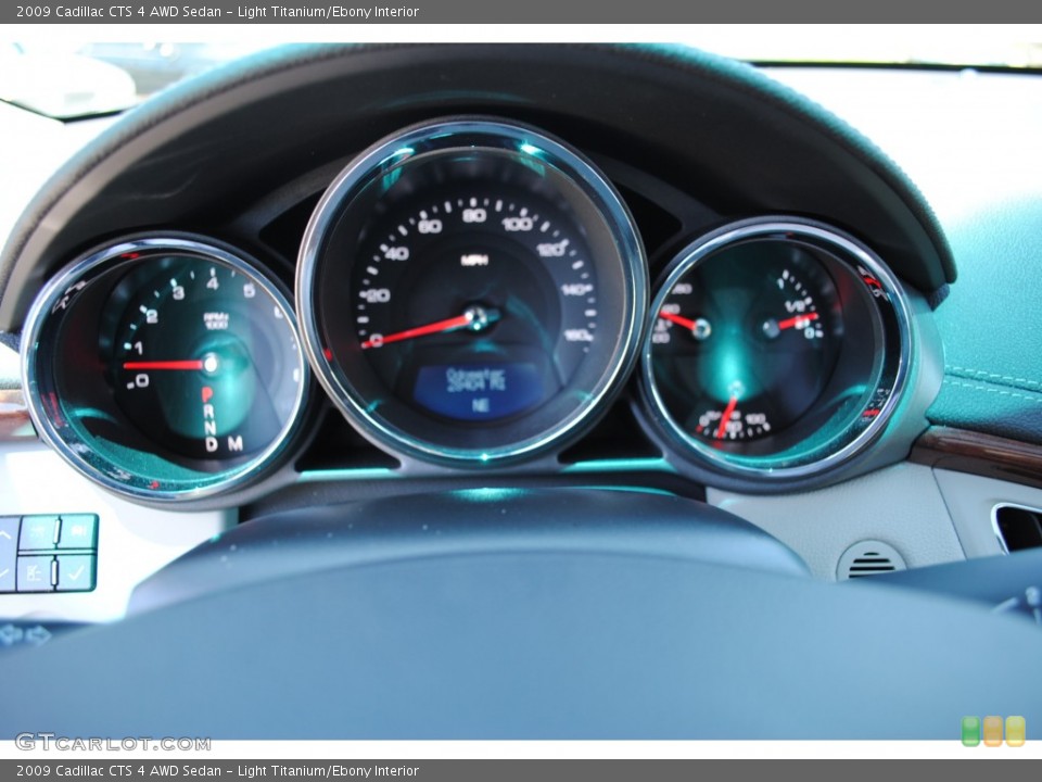 Light Titanium/Ebony Interior Gauges for the 2009 Cadillac CTS 4 AWD Sedan #51246581