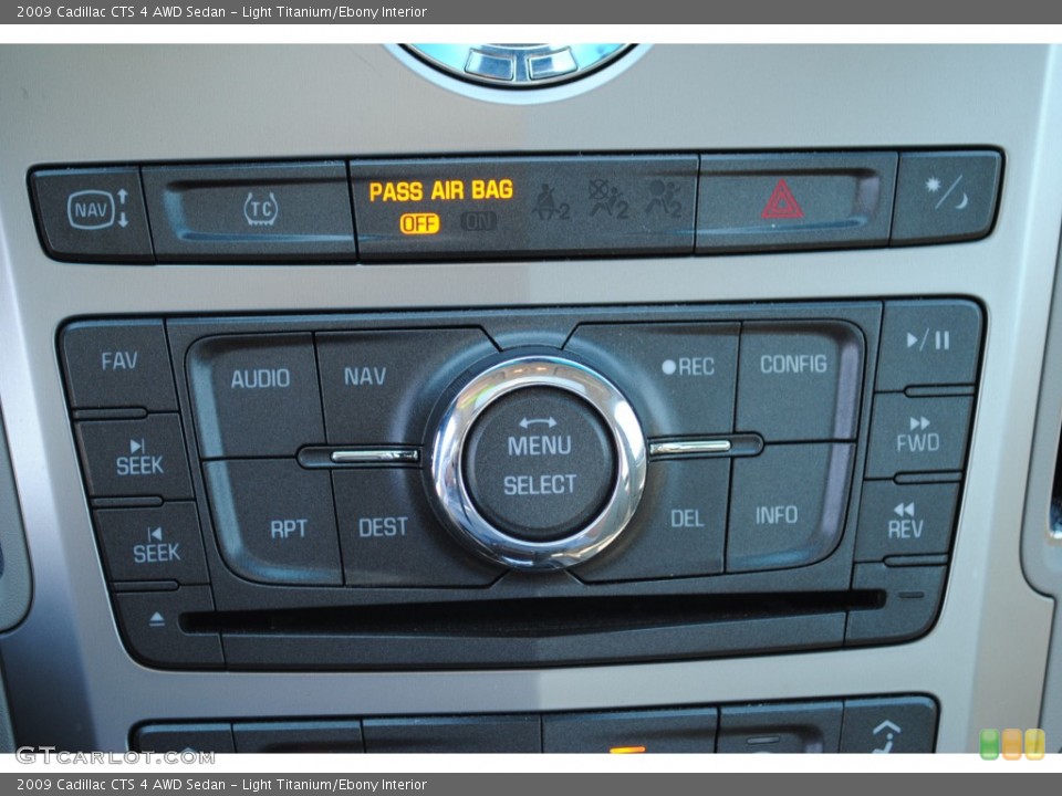 Light Titanium/Ebony Interior Controls for the 2009 Cadillac CTS 4 AWD Sedan #51246680