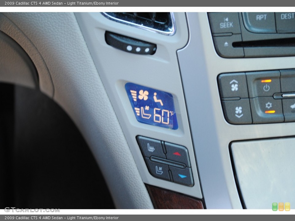 Light Titanium/Ebony Interior Controls for the 2009 Cadillac CTS 4 AWD Sedan #51246713