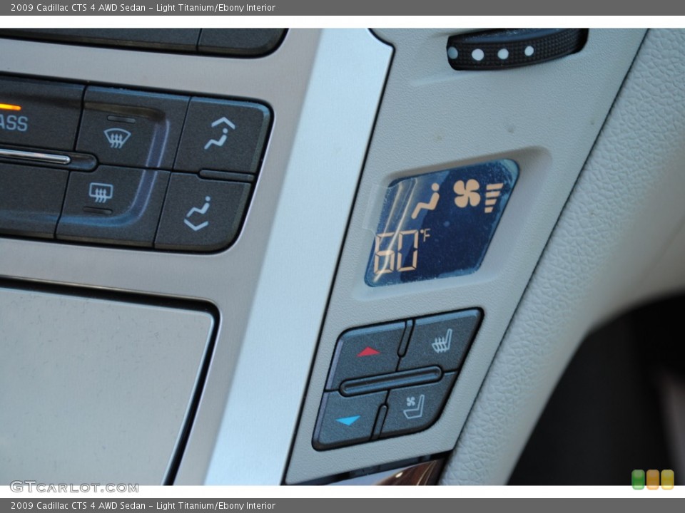 Light Titanium/Ebony Interior Controls for the 2009 Cadillac CTS 4 AWD Sedan #51246728