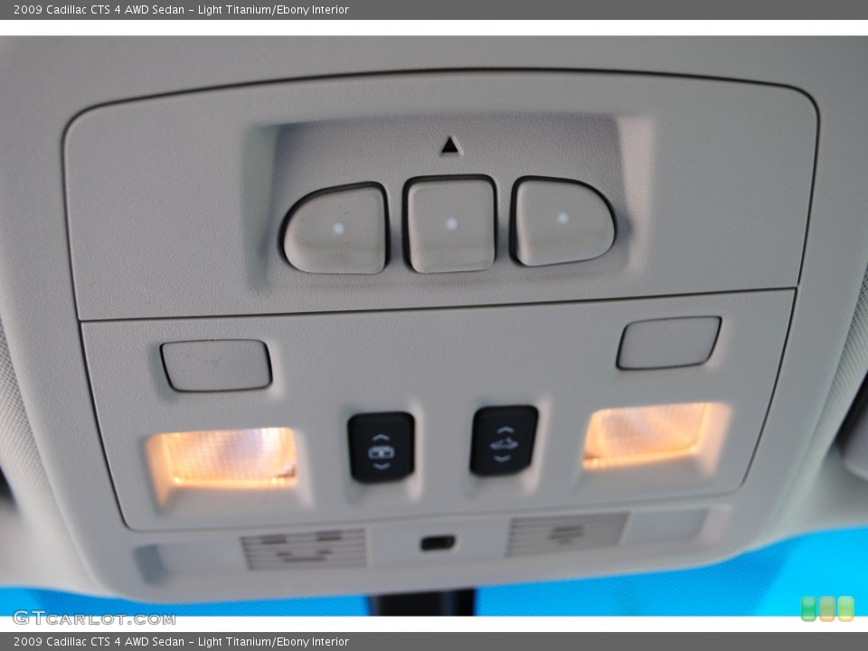 Light Titanium/Ebony Interior Controls for the 2009 Cadillac CTS 4 AWD Sedan #51246821
