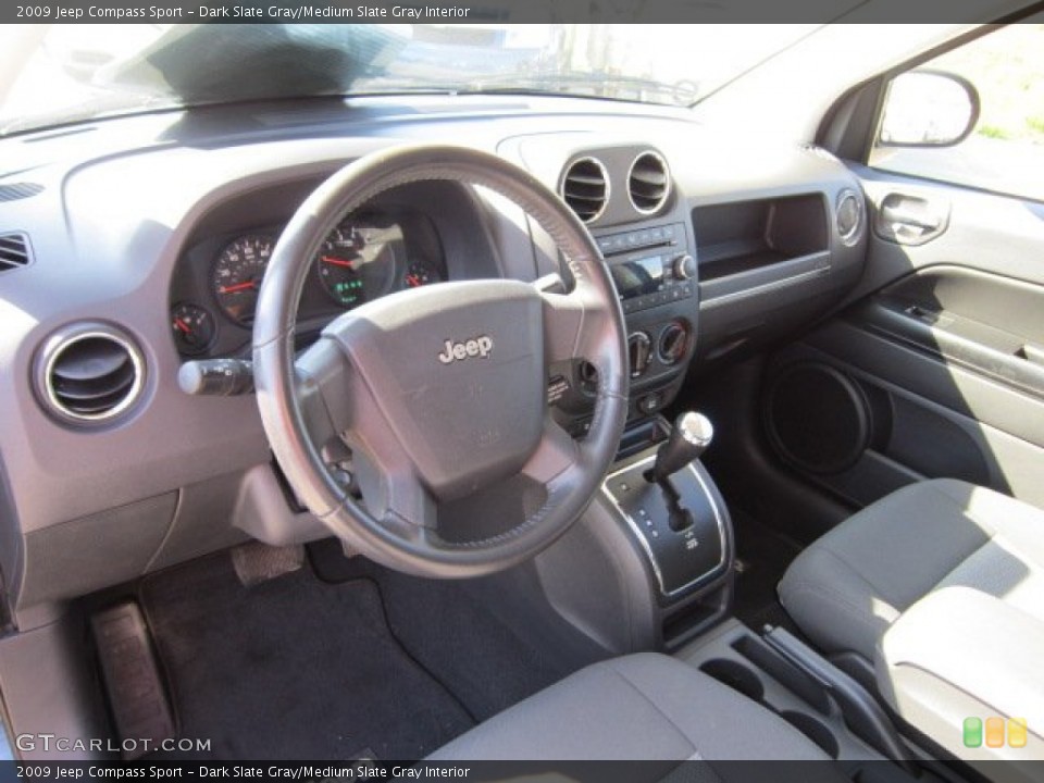 Dark Slate Gray/Medium Slate Gray Interior Photo for the 2009 Jeep Compass Sport #51250235
