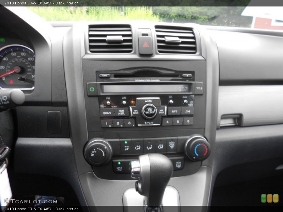 Black Interior Controls for the 2010 Honda CR-V EX AWD #51250724