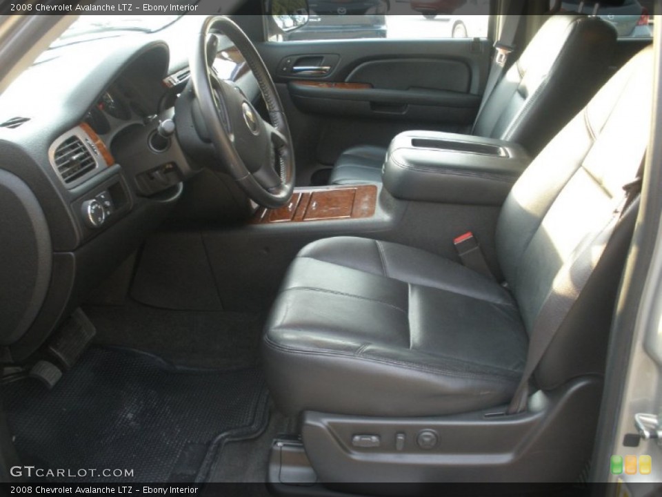 Ebony Interior Photo for the 2008 Chevrolet Avalanche LTZ #51250988