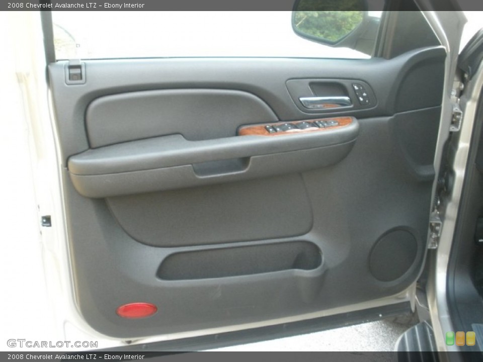 Ebony Interior Door Panel for the 2008 Chevrolet Avalanche LTZ #51251003