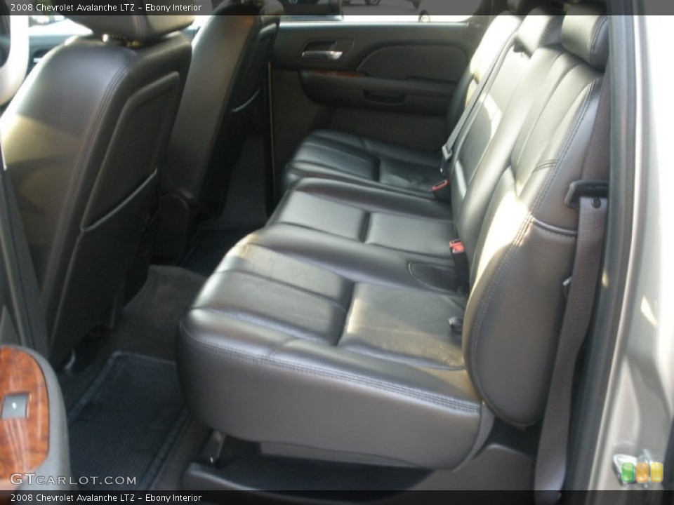 Ebony Interior Photo for the 2008 Chevrolet Avalanche LTZ #51251018