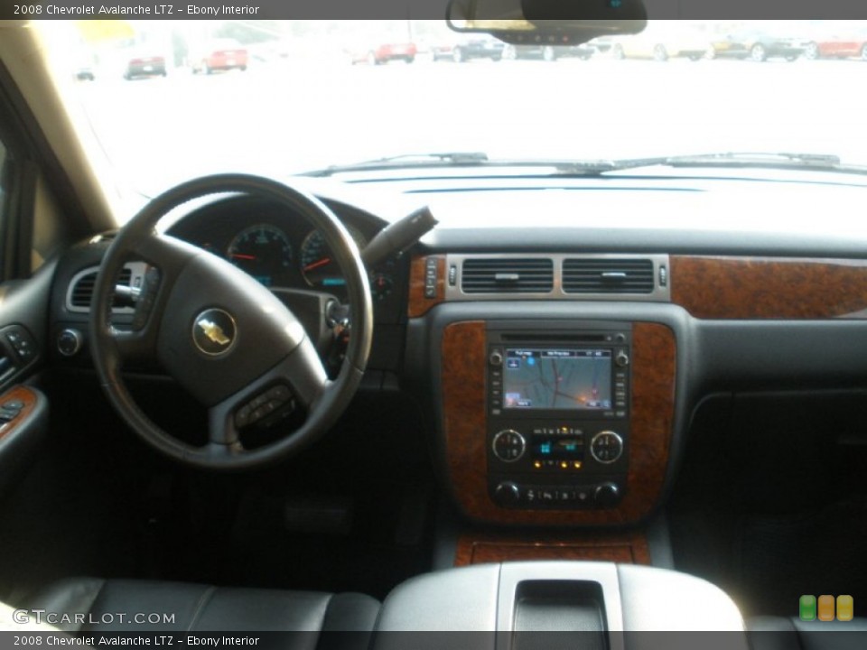 Ebony Interior Dashboard for the 2008 Chevrolet Avalanche LTZ #51251111