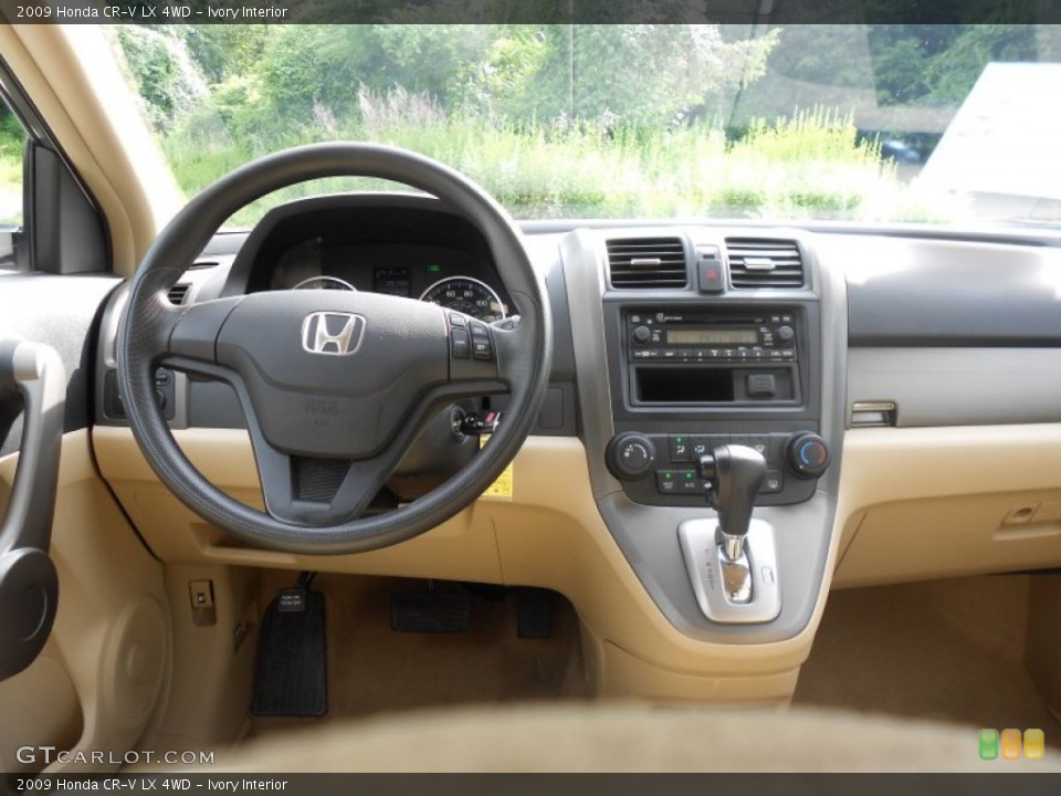 Ivory Interior Dashboard for the 2009 Honda CR-V LX 4WD #51251621