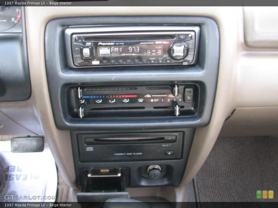 Beige Interior Controls for the 1997 Mazda Protege LX #51252746