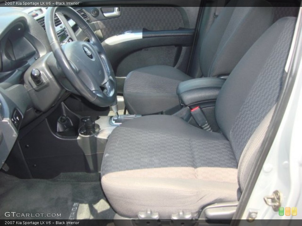 Black Interior Photo for the 2007 Kia Sportage LX V6 #51253472